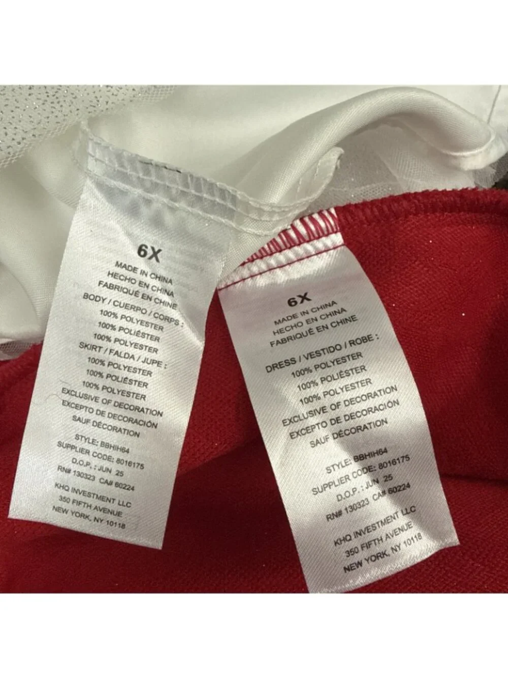 Blueberi Boulevard Dress & Coat Size 6X Winter Holiday Christmas Set Red *T4